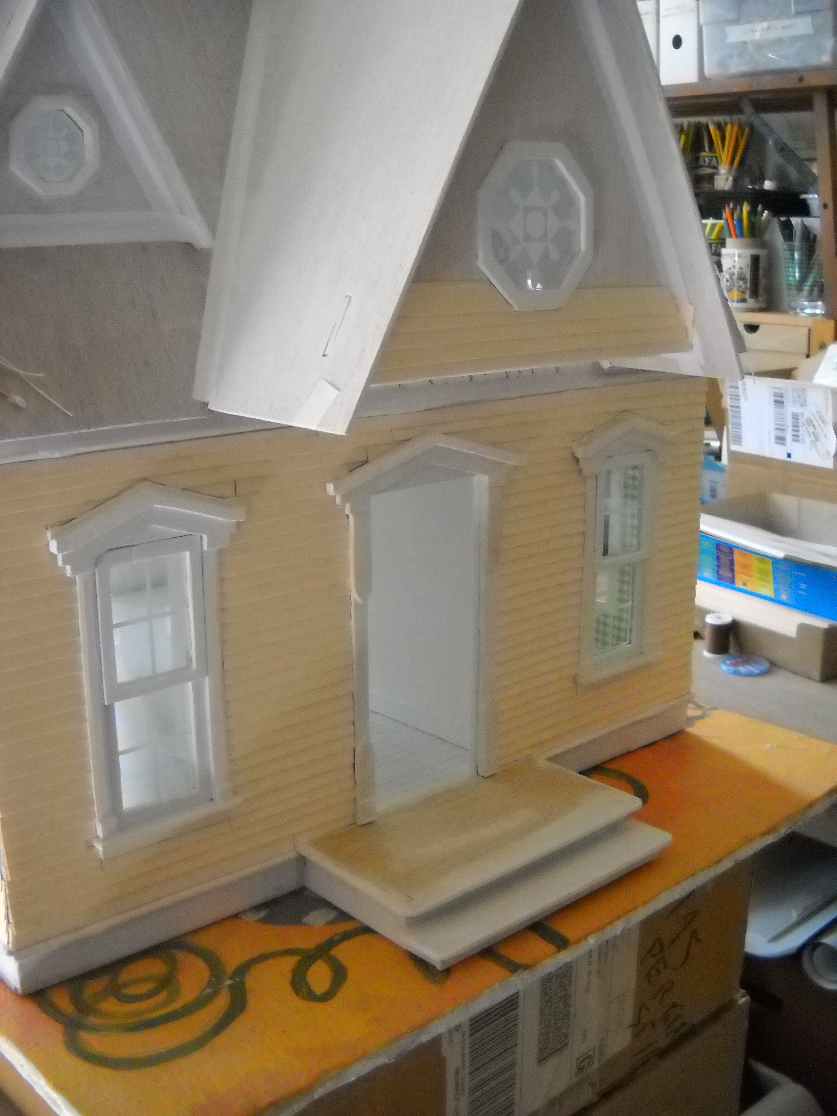 Windows and door frame